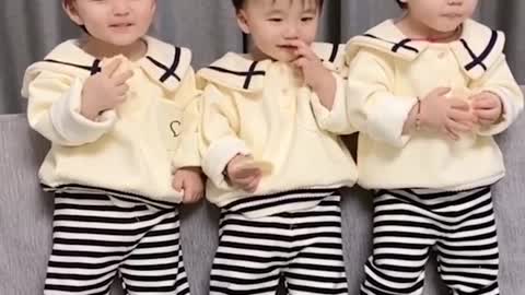 When you have three cute naughty kids #6 - Funny baby video 😆😆 - TIK TOK Compilation