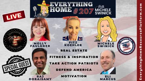 207 LIVE: Real Estate, Fitness & Inspiration, Take Action Patriots, Defend America & Motivation