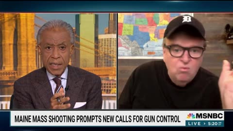 Michael Moore Discusses Israel-Palestine, Gun Violence, Flint On MSNBC's Politics Nation Show