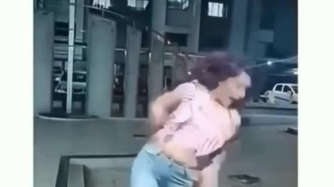 Girl dancing fun