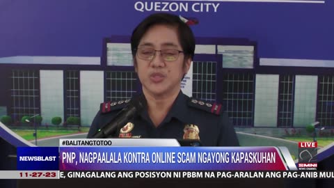 PNP, nagpaalala kontra online scam ngayong kapaskuhan