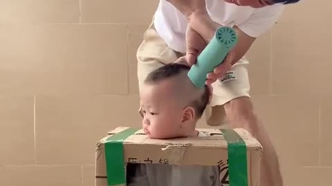 First time how to haircut to kids dad sold issue