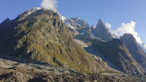 Famous Mountains - hd drone aerial view