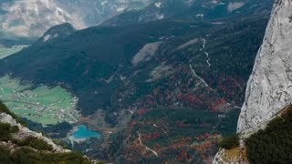 Stunning view in the mountains of Austria