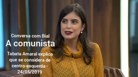 A comunista Tabata do Amaral quer ser prefeita afavor das drogas, aborto e recentemente estva criminalizando os policiais e defendendo bandidos.