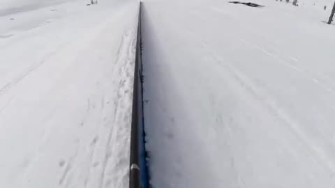 Skier 500ft Rail Grind