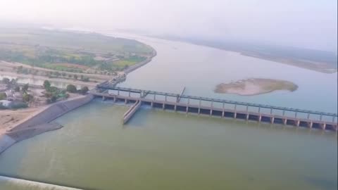 "Capturing Beauty from Above''Taunsa Barrage