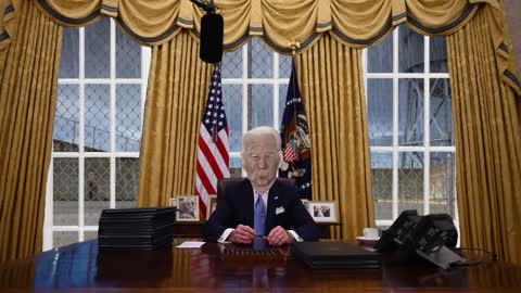 Joe Biden Hollywood Oval Office- Featuring The Walking Brain Dead Political Criminals