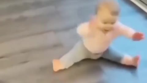 Cute baby dancing - you can't stop smiling