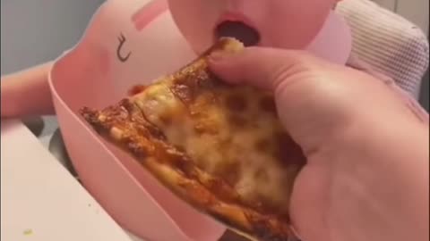 Your first time to taste pizza