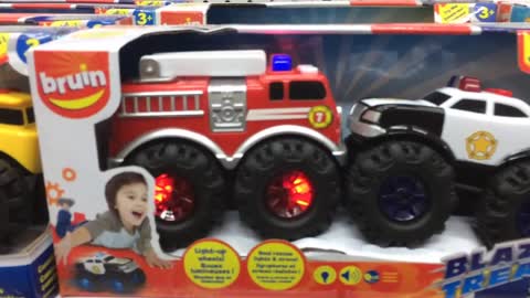 Blazing Treadz Rescue Squad Toys