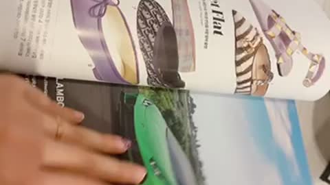 Magazine flipping video