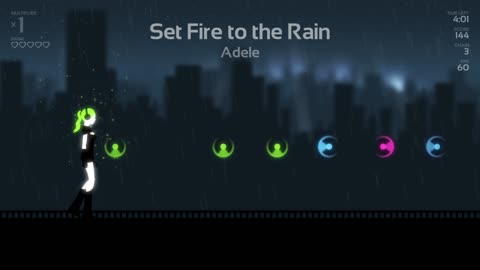 Melody's Escape. "Set Fire to the Rain", by Adele.