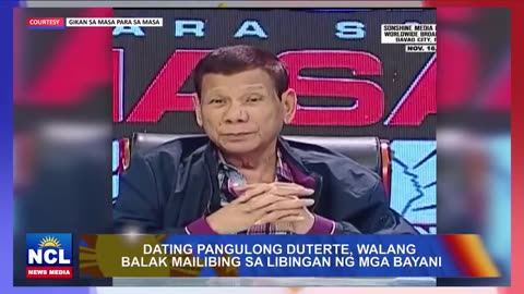 Dating Pangulong Duterte, walang balak mailibing sa libingan ng mga Bayani