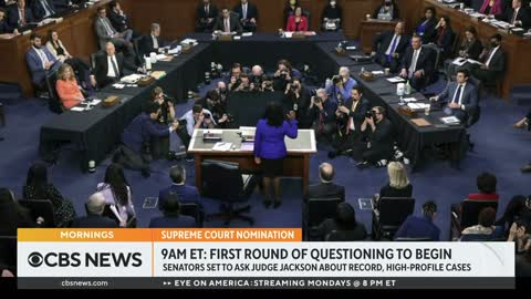 Judge Ketanji Brown Jackson faces questioning from senators at confirmation hearing