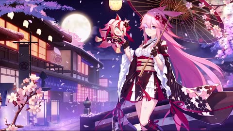 Honkai Impact 3 Cherry Blossom Live Wallpaper Engine Desktop [anidraw.net]