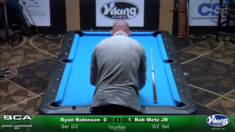 Robinson vs Metz Jr ▸ 9-Ball Men's Open Singles