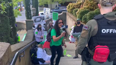 Insane Pro-Choice Protestors Have MELTDOWN Outside Of St James Cathedral