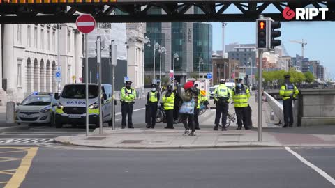 200 protesters gather in Dublin for anti-lockdown protest | Saturday May 1st 2021