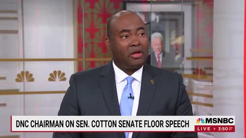 DNC chairman calls Sen. Cotton a 'little maggot infested man'