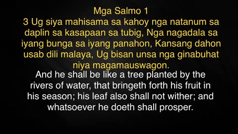 Psalms 1 Mga Salmo 1 Awit Sa Kasulatan (Cebuano) Scripture Song Bisaya Bass Mix #pinoy #ahayah