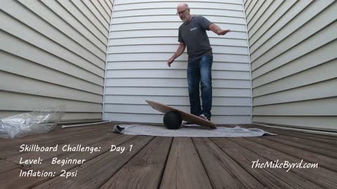 Skill Board Challenge - Day 1 Learning to use my Skill Board Balance System