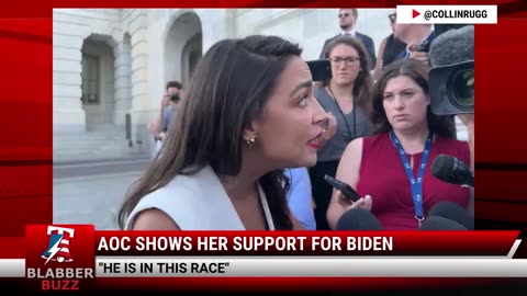 AOC Shows Her Support For Biden