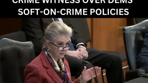 "BACKED BY SOROS" - Marsha Blackburn Grills Witness Over Dems' Soft-On-Crime Policies