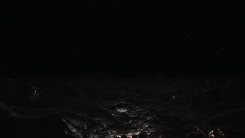 Dark cave, 3D loop animation