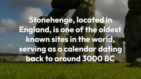 The oldest known calendar - Stonehenge