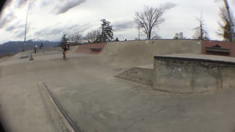 Kick flip land on side