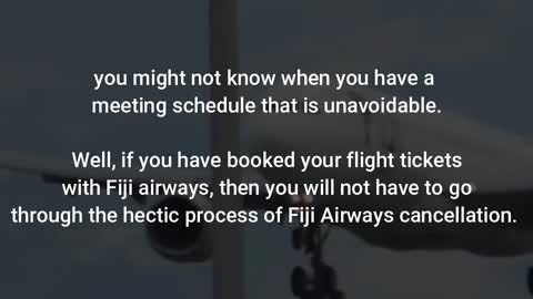 Fiji Airways Cancellation