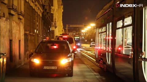 Očevid prometne nesreće u Mihanovićevoj ulici