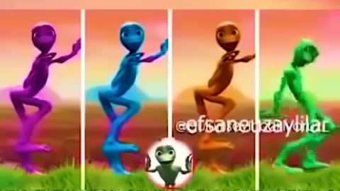 YENİ AKIM YEŞİL UZAYLI YENİ ŞARKISIYLA DAME TU COSİTA #dametucosita​​​​​ #greenalien Alien Dance