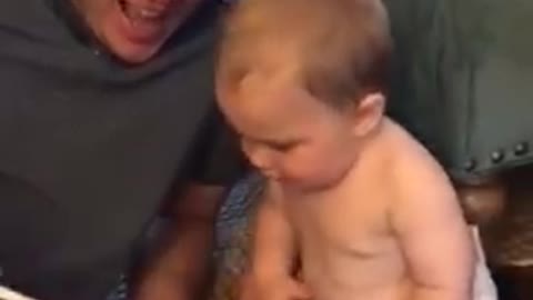 Baby Says "Mama" as First Word After Reading Book About Dad