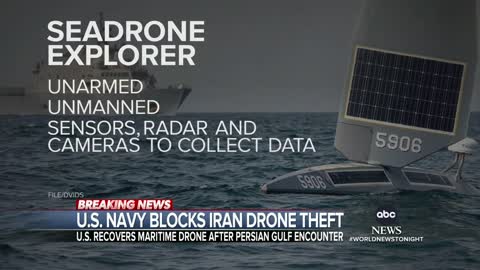 US says Iran captures, releases drone l WNT