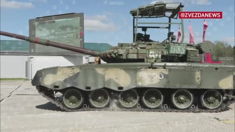 Nový ruský tank Aljoša u příležitosti přehlídky v Patriot parku v Moskvě