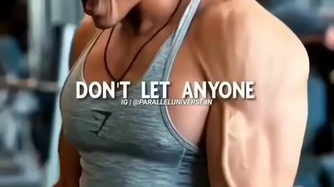 Gym motivational video