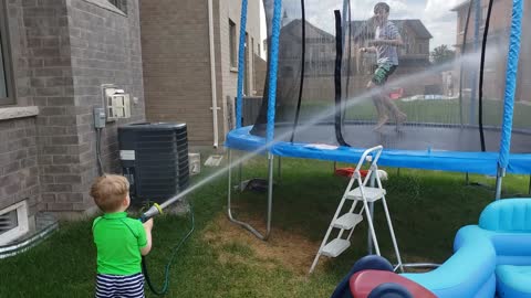 Garden hose fun