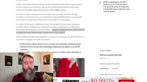 RCMP INTERFERED in Nova Scotia Mass-Shooting Investigation To PUSH LIBERAL GUN CONTROL AGENDA!!!