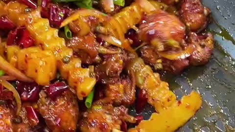 Spicy food Chinese dish