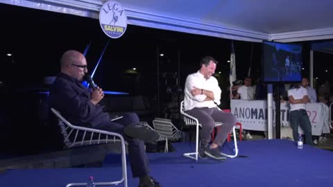 🔴 Matteo Salvini a Milano Marittima (31/07/2022),