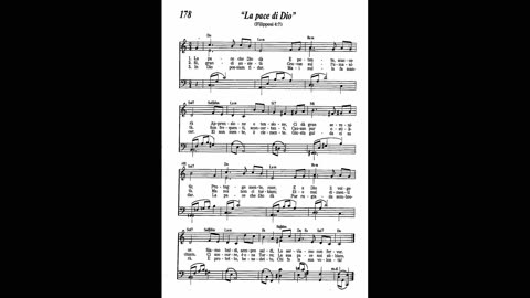 La pace di Dio (canzone 178 da Cantate lodi a Geova)