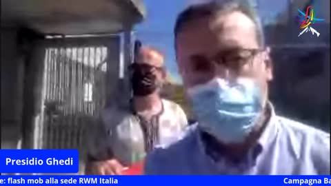 flashmob davanti alla RWM Italia a Ghedi,Brescia nel 2021 diceva che la Germania vendeva le armi ai paesi in guerra se l'America gli diceva di venderle...la NATO vendeva le armi ai sauditi per il conflitto in Yemen eh