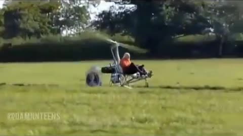 80 year old Grandfather built his own Helicopter and also flew it 😵😱😱