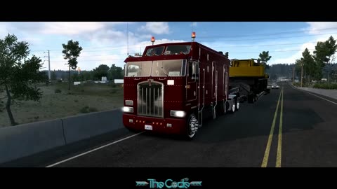 Crane Transport Heavy Hauling Excellence - American Truck Simulator