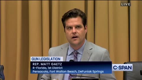 Rep Matt Gaetz to the Senate If you pass national Red Flag laws you’re a traitor to the constitution