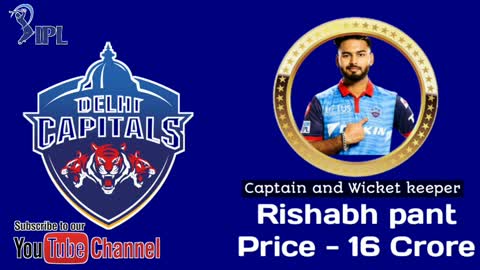 IPL T20 Delhi capital Indian Team Player price premier league