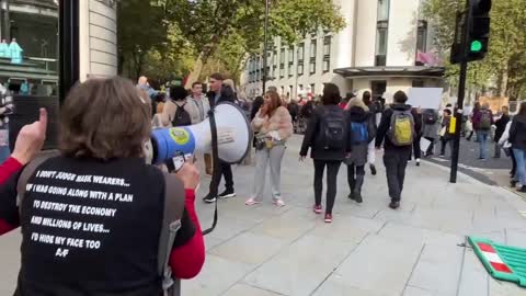 Piers Corbyn And Others Filmed London Freedom March 30th October 2021