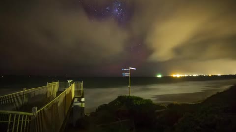 Aurora Australis Time Lapse